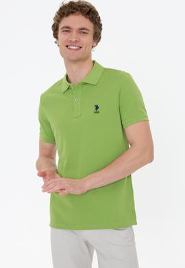 Erkek Yeşil Basic Tişört - 50232308192