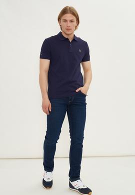 Erkek Lacivert Basic Tişört - 50232310020