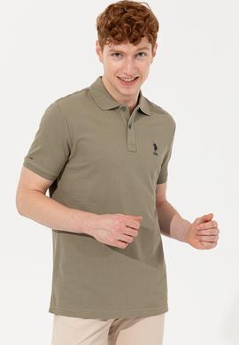 Erkek Haki Basic Tişört - 50232311177