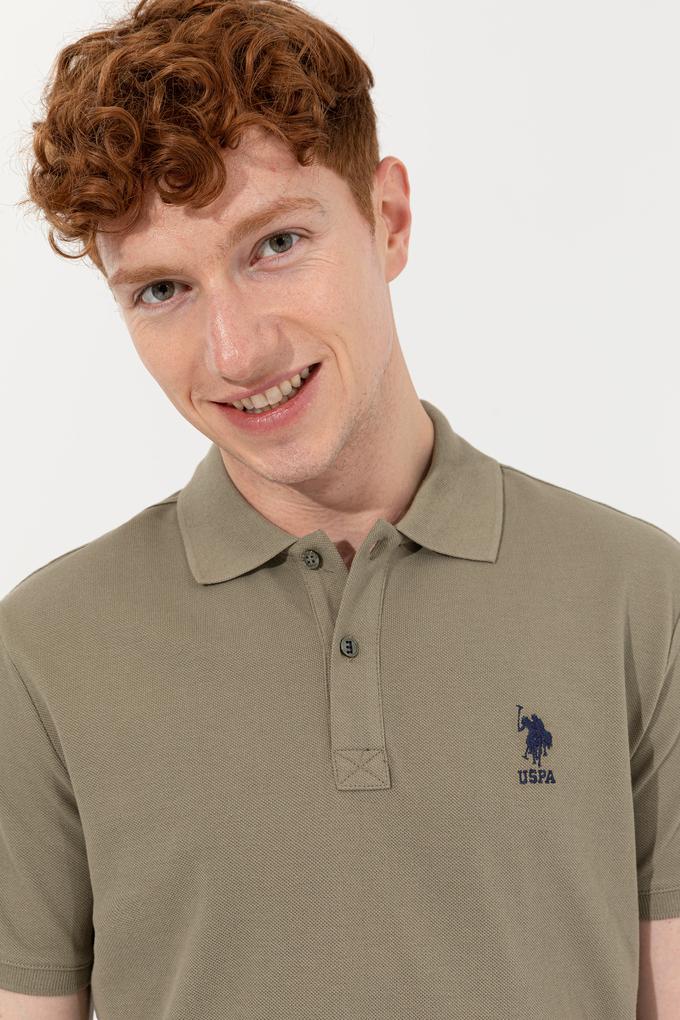 Erkek Haki Basic Tişört