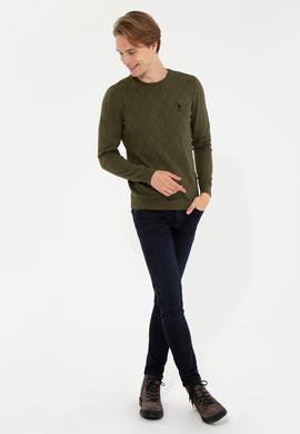 Erkek Haki Kazak - 50236734029