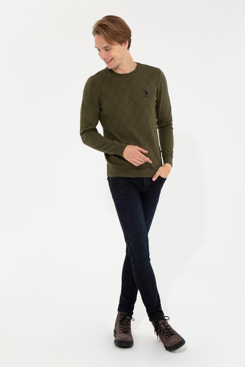 Erkek Haki Kazak - 50236734029