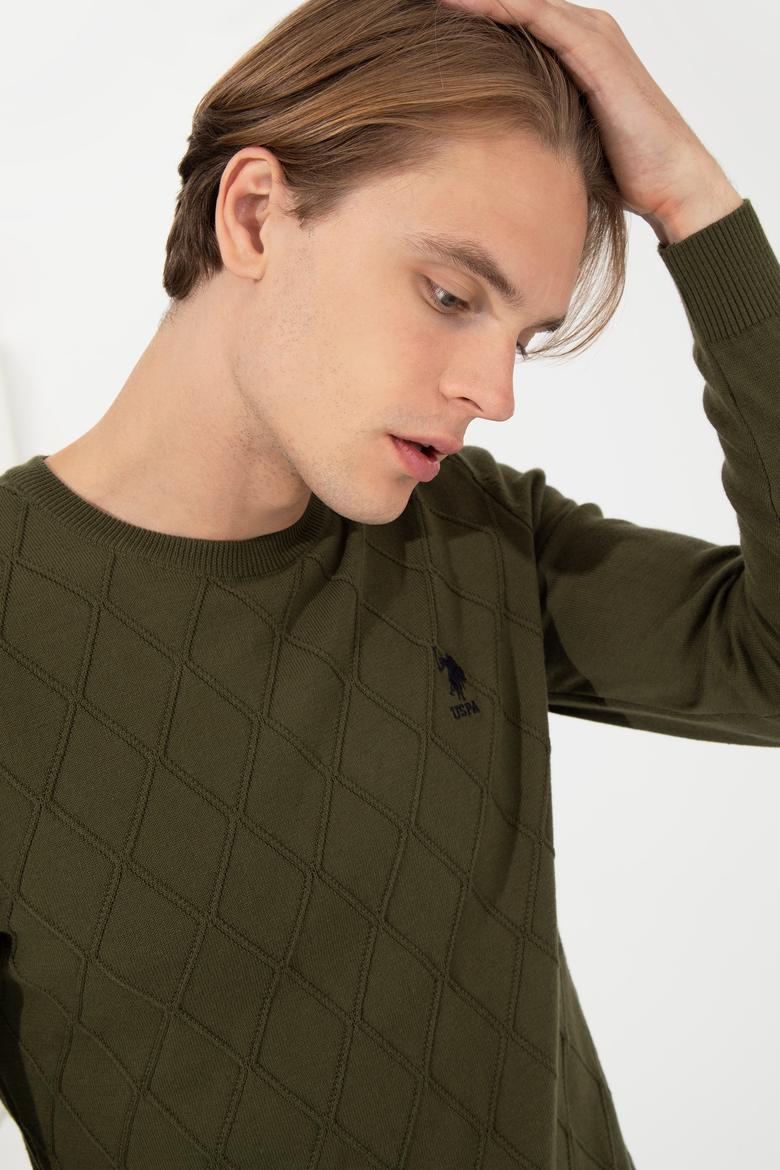 Erkek Haki Kazak - 50236734029