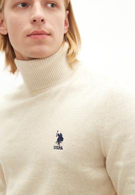 Erkek Krem Melanj Basic Kazak - 50236961126