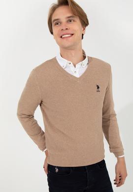 Erkek Camel Melanj Basic Kazak - 50236962096