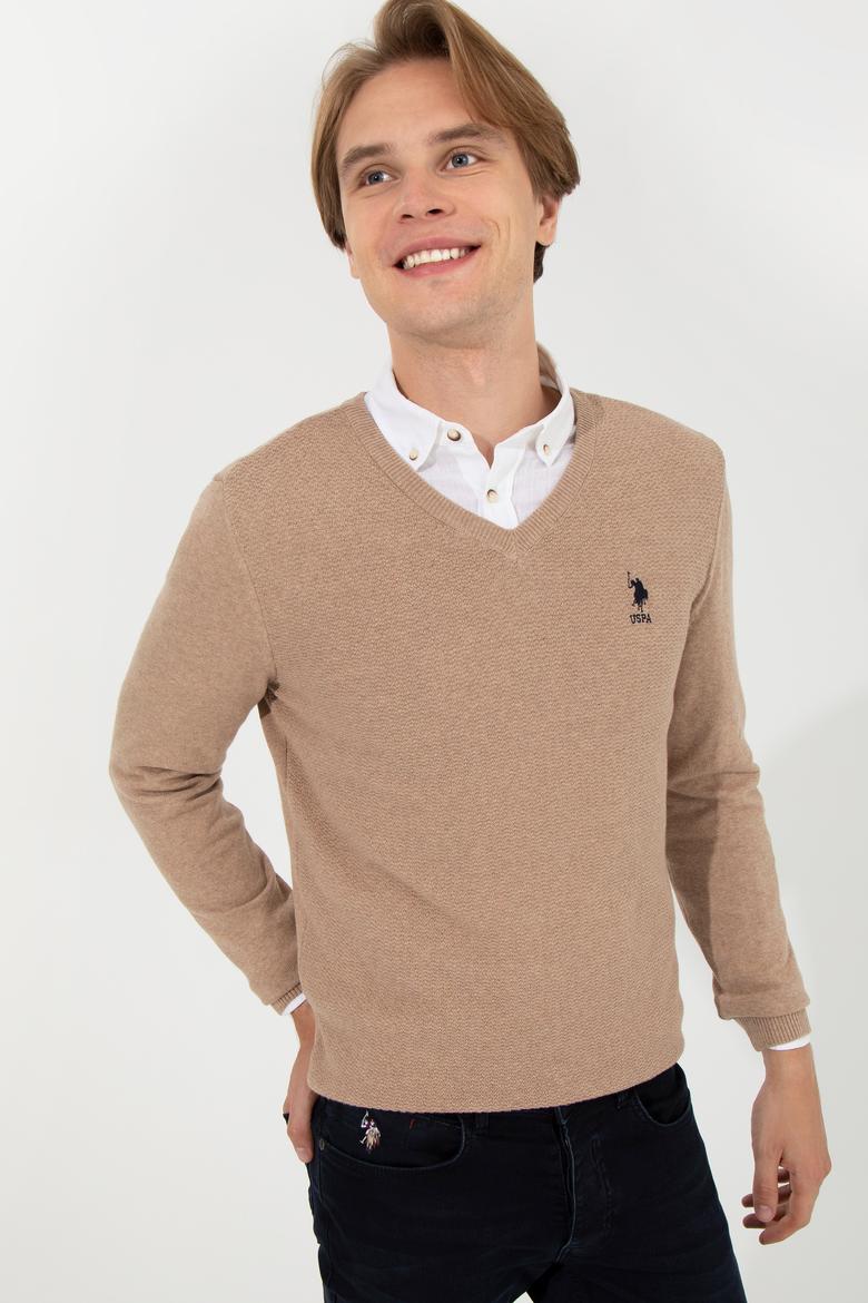 Erkek Camel Melanj Basic Kazak - 50236962096