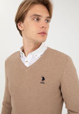 Erkek Camel Melanj Basic Kazak - 50236962096