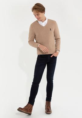 Erkek Camel Melanj Basic Kazak - 50236962096