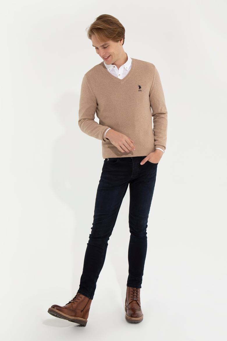 Erkek Camel Melanj Basic Kazak - 50236962096