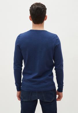 Erkek İndigo Basic Kazak - 50236971011