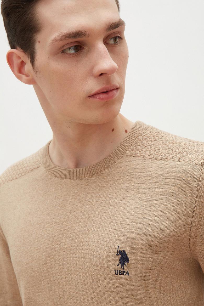 Erkek Camel Melanj Basic Kazak - 50236971060