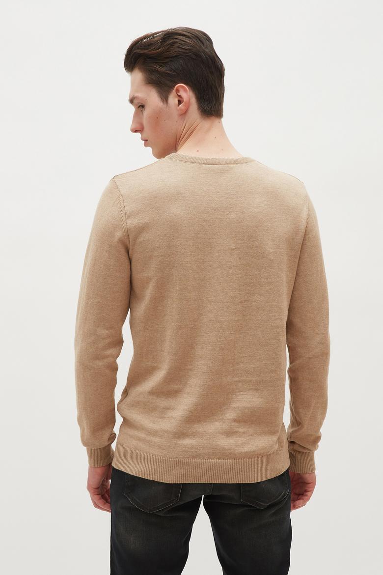 Erkek Camel Melanj Basic Kazak - 50236971060