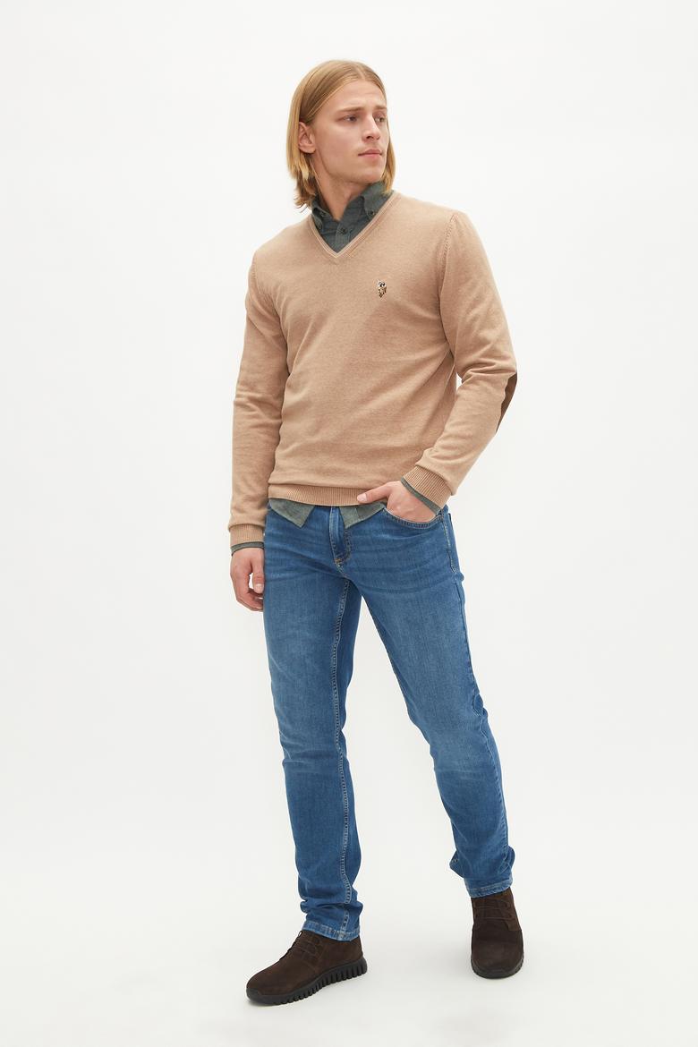 Erkek Camel Melanj Basic Kazak - 50236974045