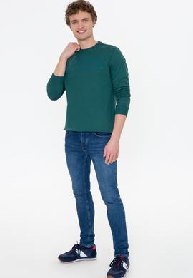 Erkek Koyu Yeşil Sweatshirt - 50237184021