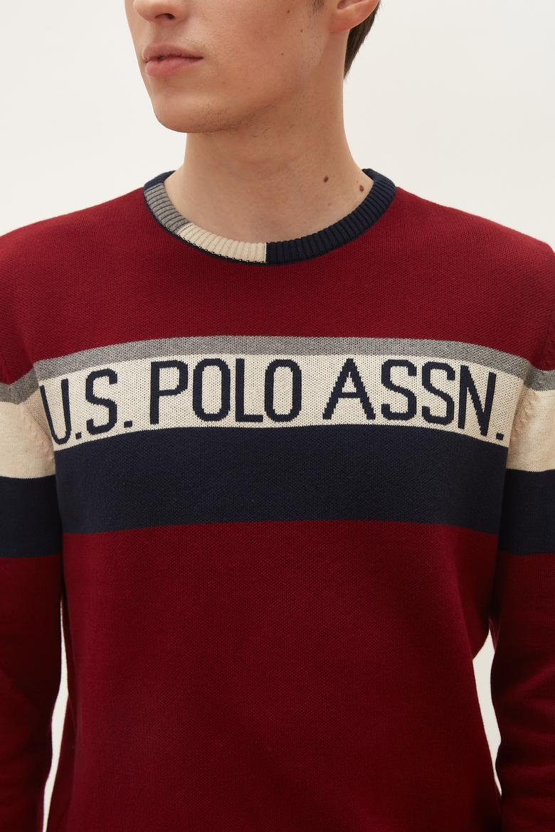 Erkek Bordo Kazak - 50237320018