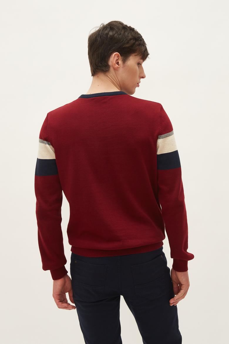 Erkek Bordo Kazak - 50237320018