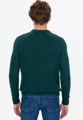 Erkek Yeşil Kazak - 50237620017