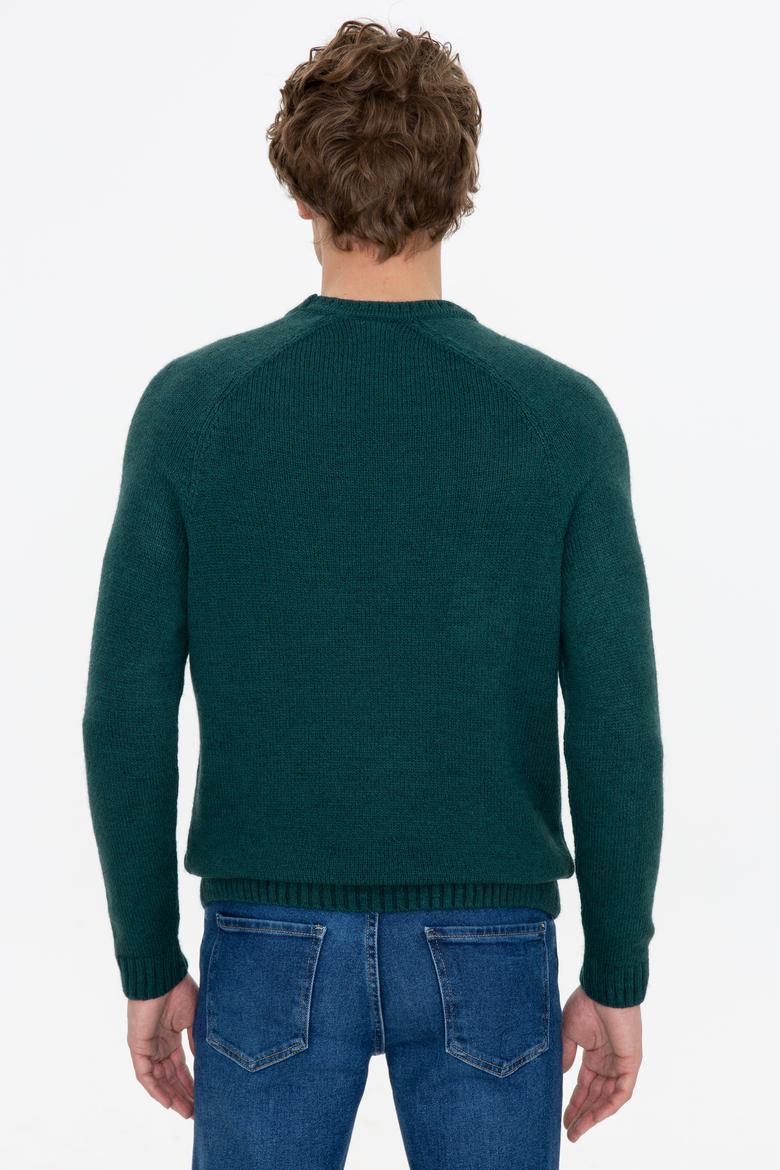 Erkek Yeşil Kazak - 50237620017