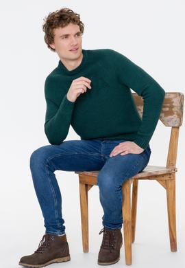 Erkek Yeşil Kazak - 50237620017