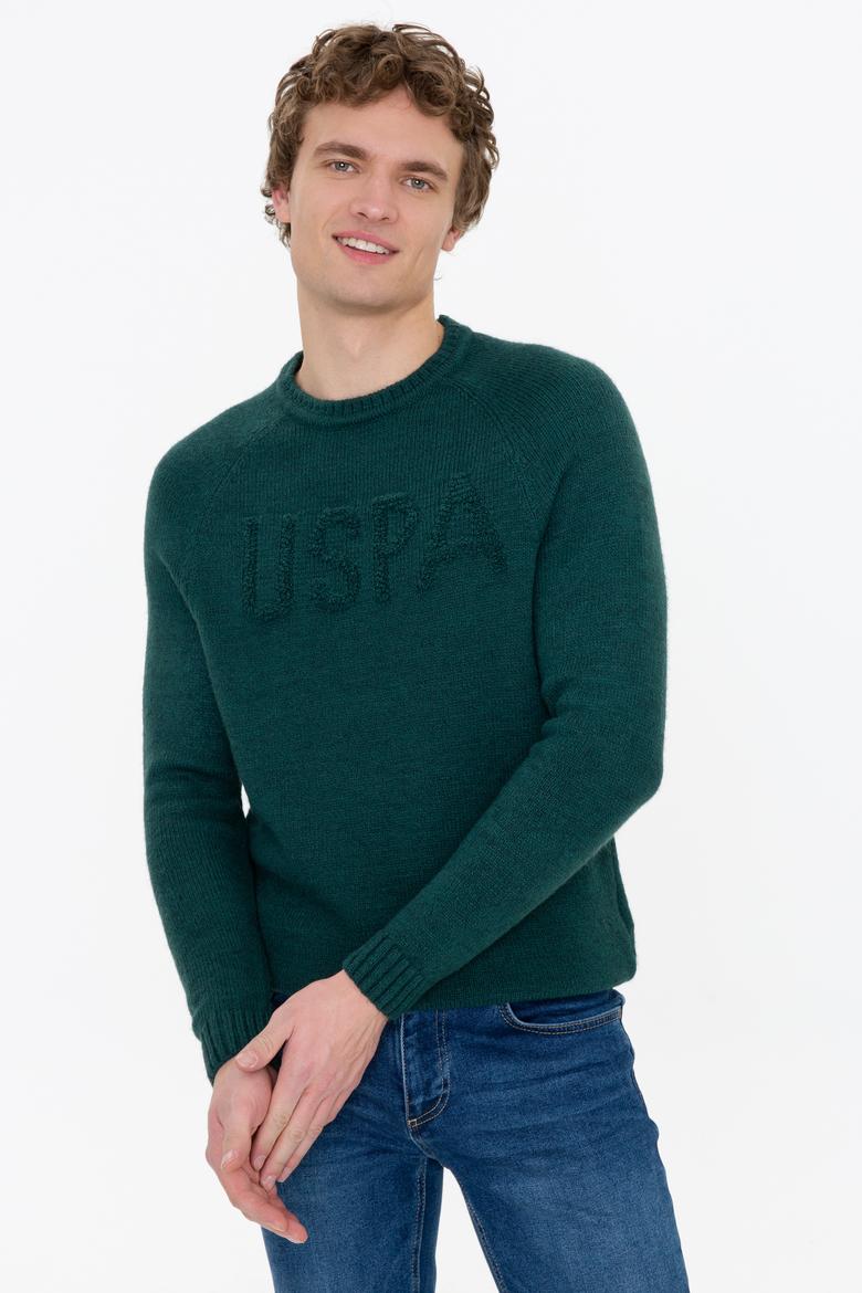 Erkek Yeşil Kazak - 50237620017