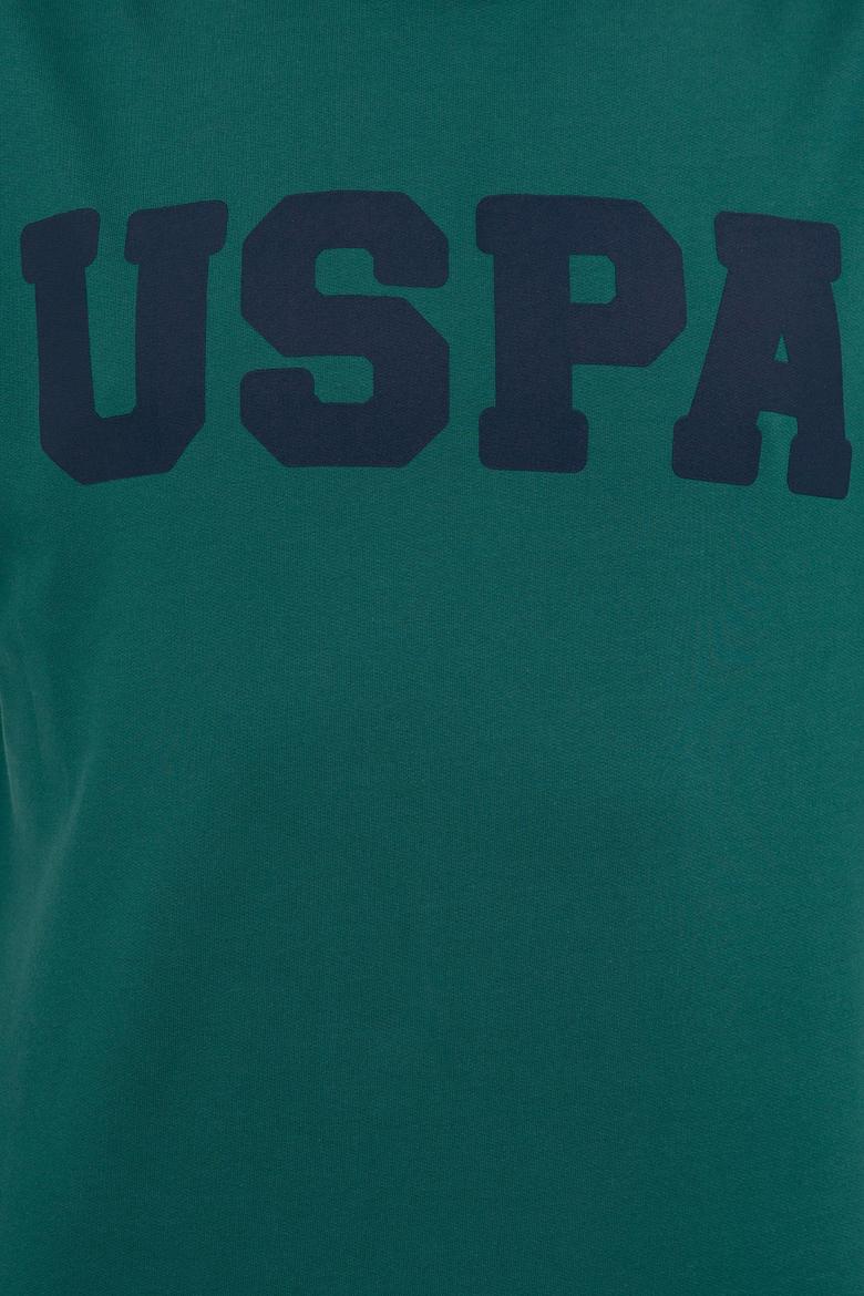 Erkek Koyu Yeşil Basic Sweatshirt - 50238100057