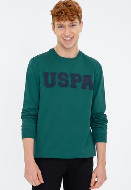 Erkek Koyu Yeşil Basic Sweatshirt - 50238100057