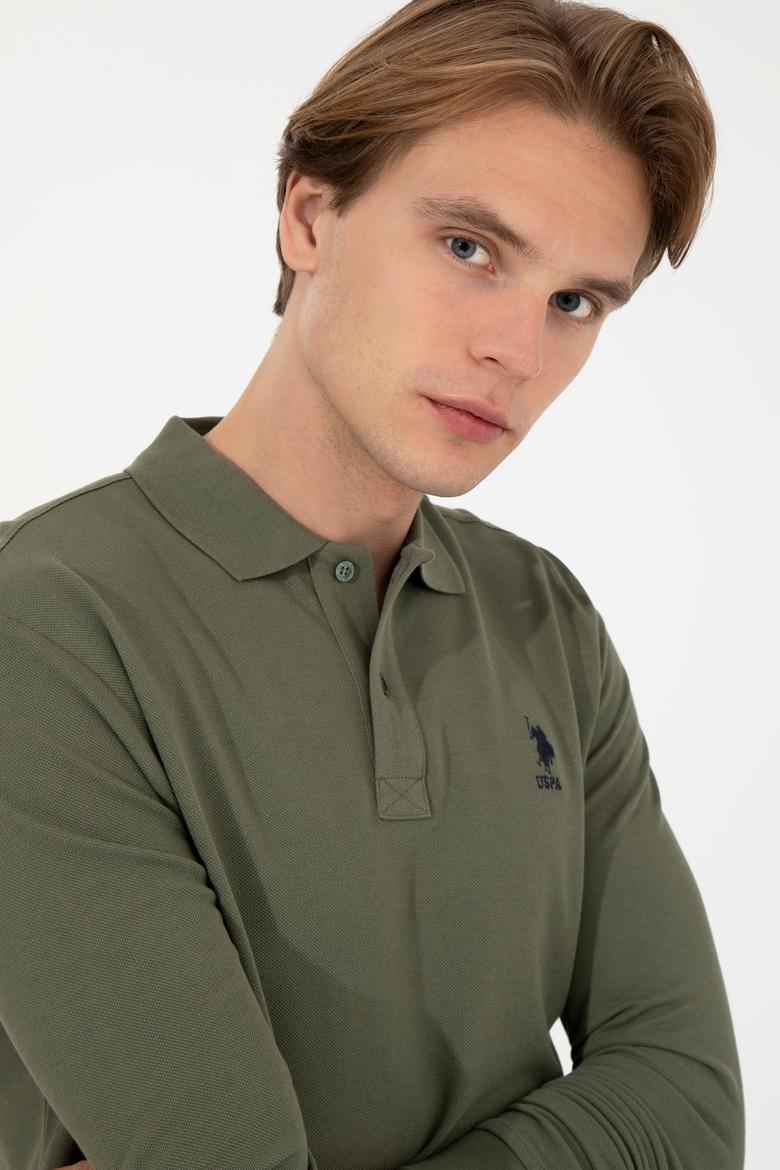 Erkek Haki Basic Sweatshirt - 50238250021