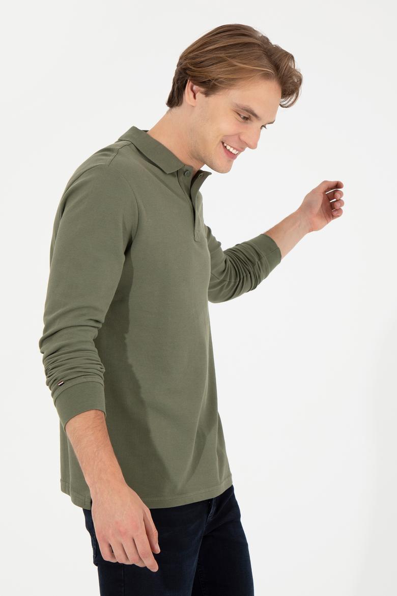 Erkek Haki Basic Sweatshirt - 50238250021
