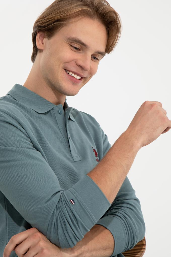 Erkek İndigo Basic Sweatshirt