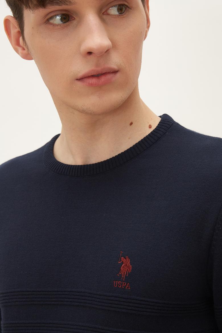 Erkek Lacivert Kazak - 50240246038