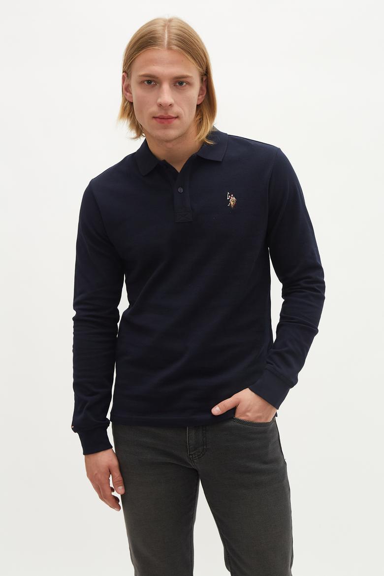 Erkek Lacivert Basic Sweatshirt