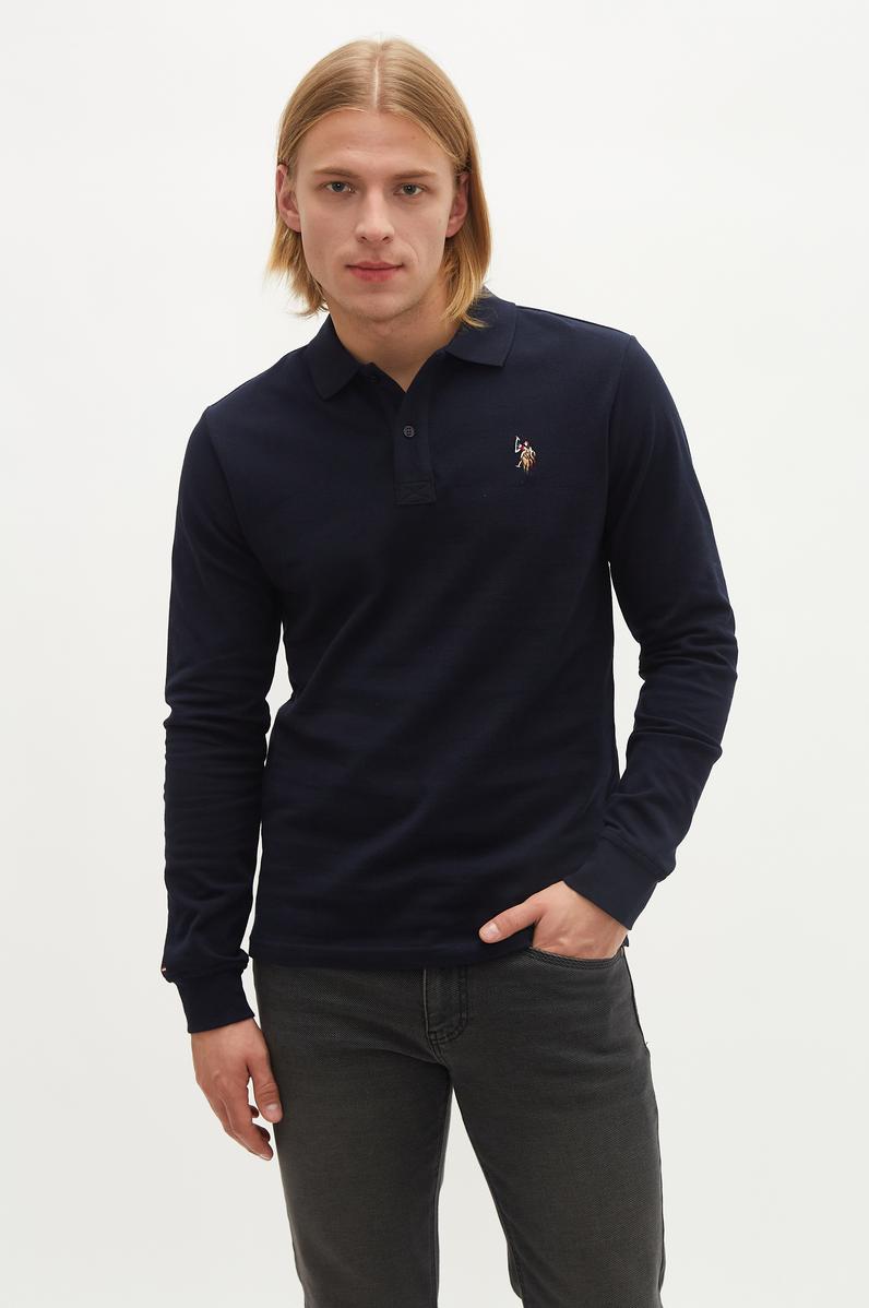 Erkek Lacivert Basic Sweatshirt