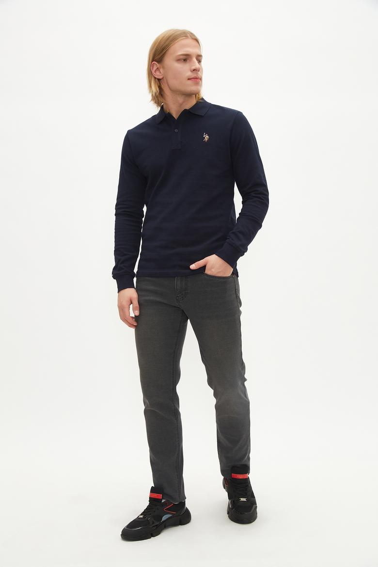 Erkek Lacivert Basic Sweatshirt - 50240393001