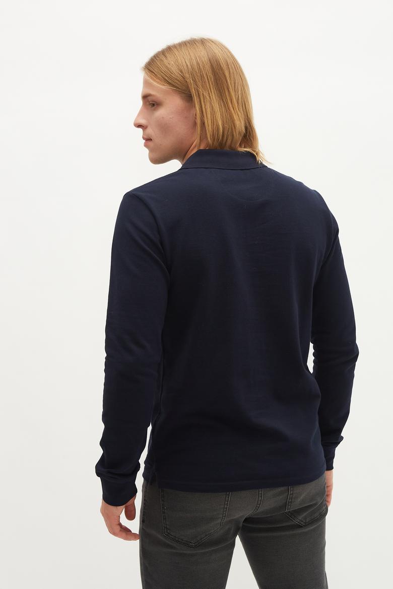 Erkek Lacivert Basic Sweatshirt - 50240393001