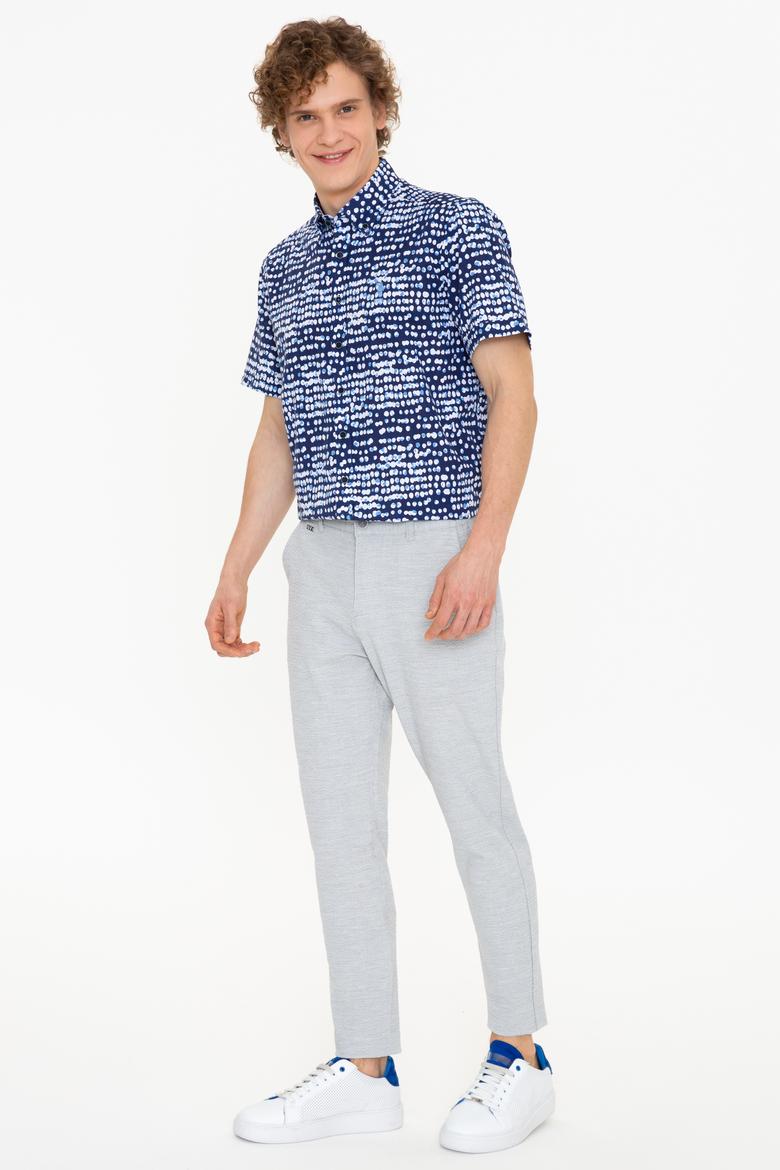 Erkek Lacivert Kısa Kollu Gömlek - 50246337020