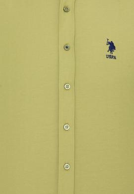 Erkek Koyu Haki Uzun Kollu Basic Gömlek - 50249488084