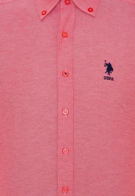 Erkek Kırmızı Uzun Kollu Basic Gömlek - 50249488107