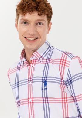 Erkek Kırmızı Uzun Kollu Gömlek - 50249532018