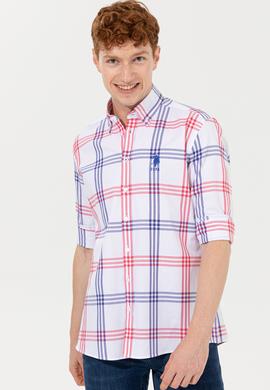 Erkek Kırmızı Uzun Kollu Gömlek - 50249532018