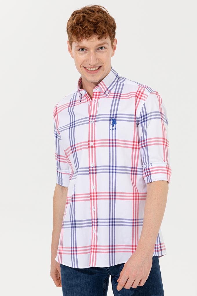 Erkek Kırmızı Uzun Kollu Gömlek