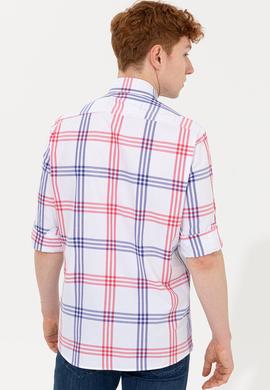 Erkek Kırmızı Uzun Kollu Gömlek - 50249532018