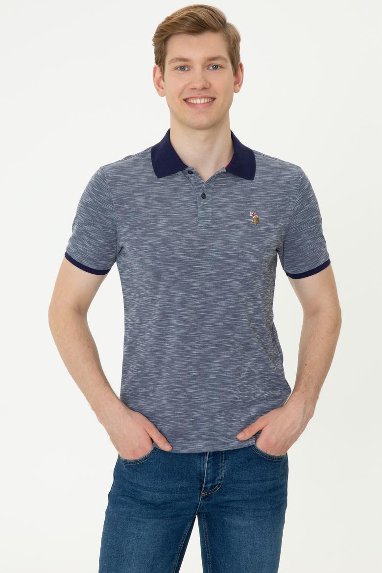 Erkek Lacivert Polo Yaka T-Shirt