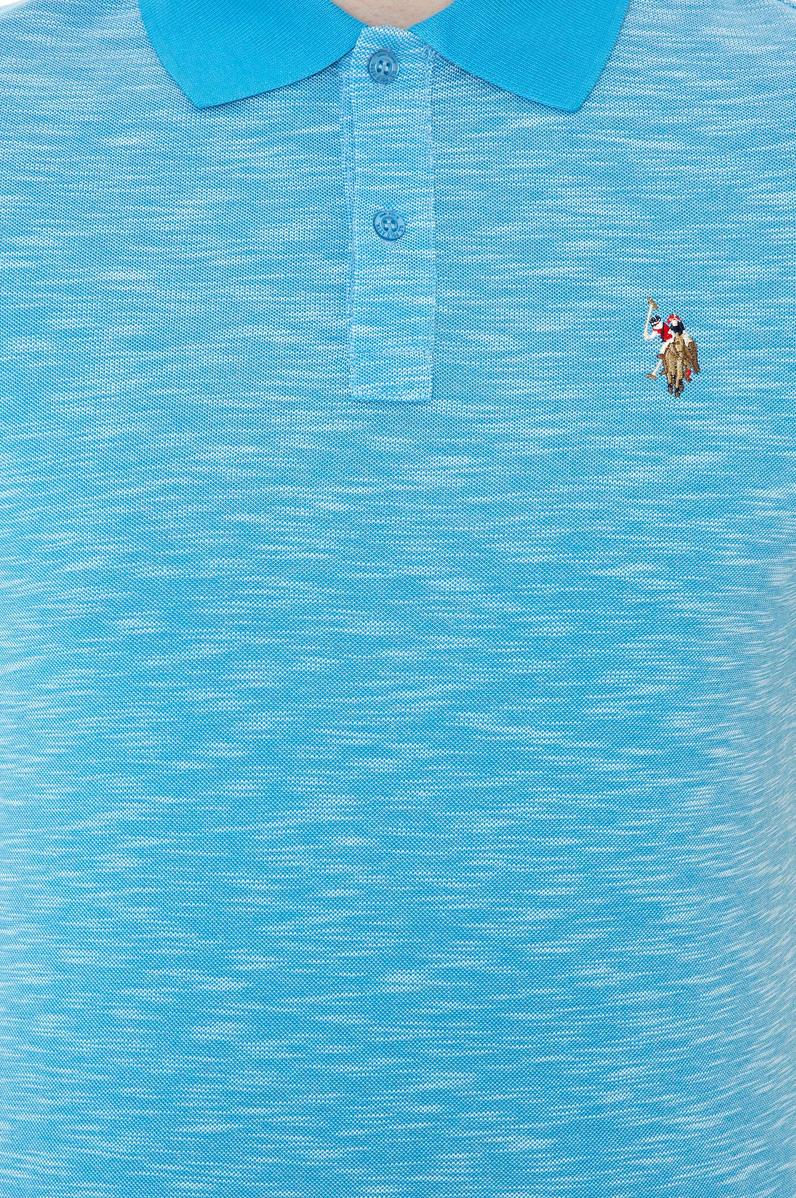 Erkek Kobalt Polo Yaka Tişört