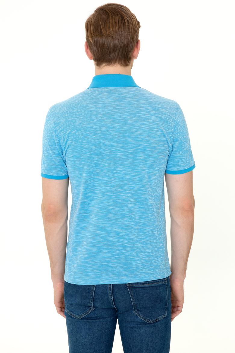 Erkek Kobalt Polo Yaka Tişört - 50251778030