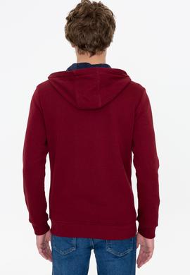 Erkek Bordo Sweatshirt - 50253038039