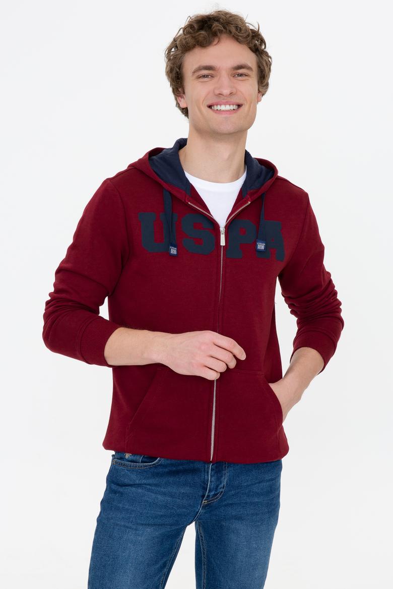 Erkek Bordo Sweatshirt