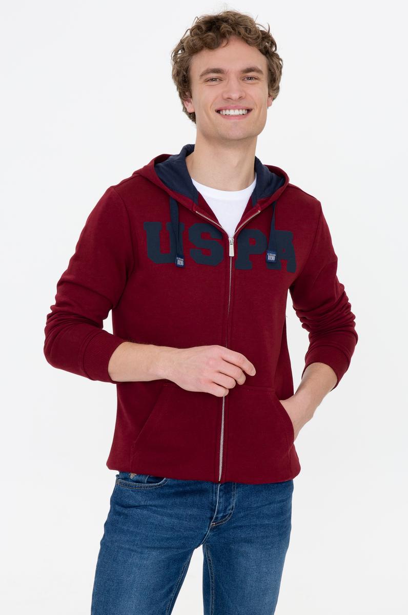 Erkek Bordo Sweatshirt