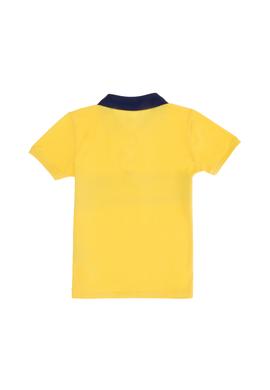 Erkek Çocuk Sarı Polo Yaka Tişört - 50266066005
