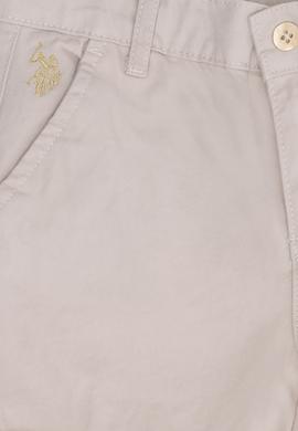 Kız Çocuk Bej Dokuma Şort - 50268087021