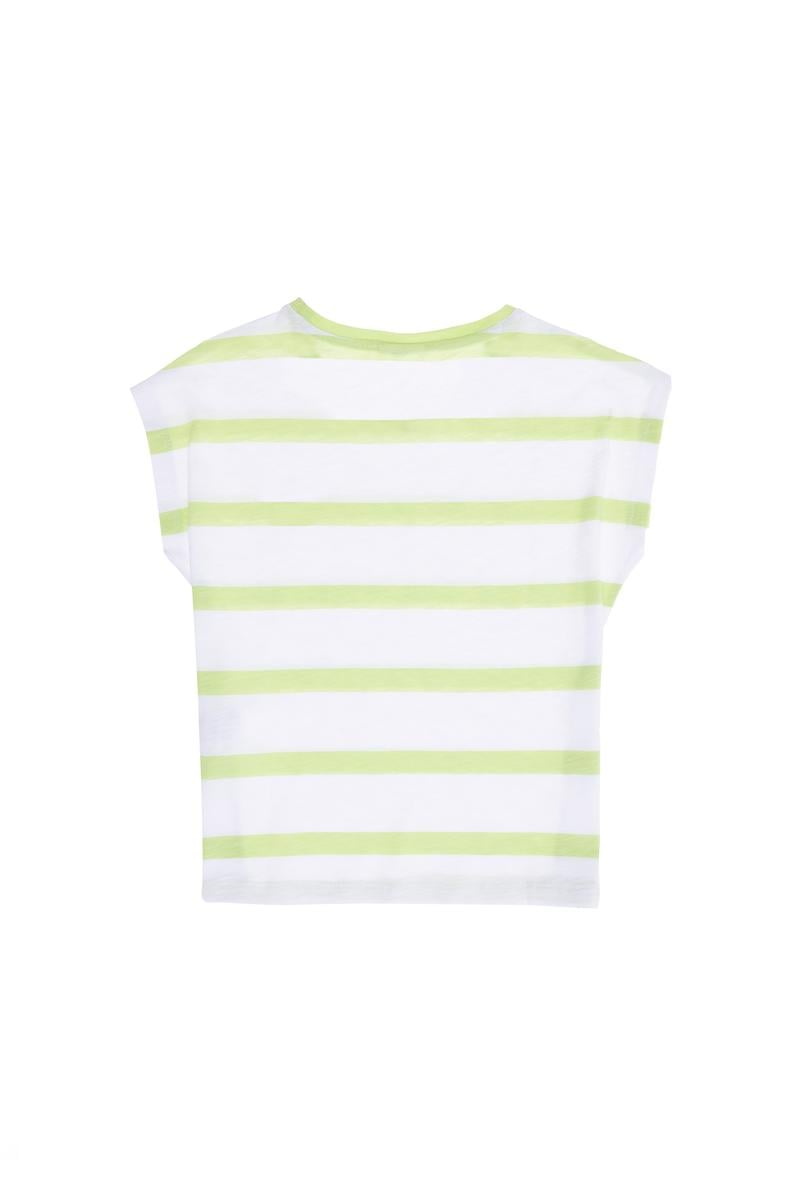 Kız Çocuk Fıstık Yeşili Tişört